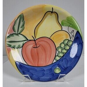 Bella Ceramica Dinner Plate ~ Alfresco Fruit